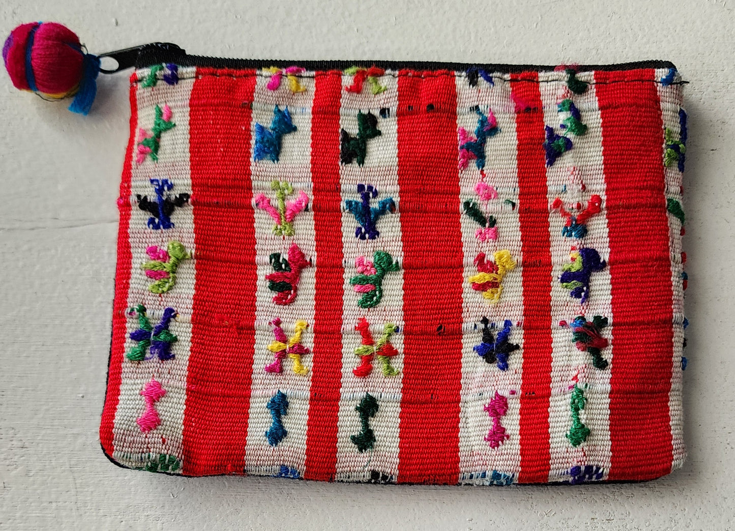 Huipil zippered pouch x-small