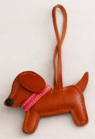 Leather Charm: Dog
