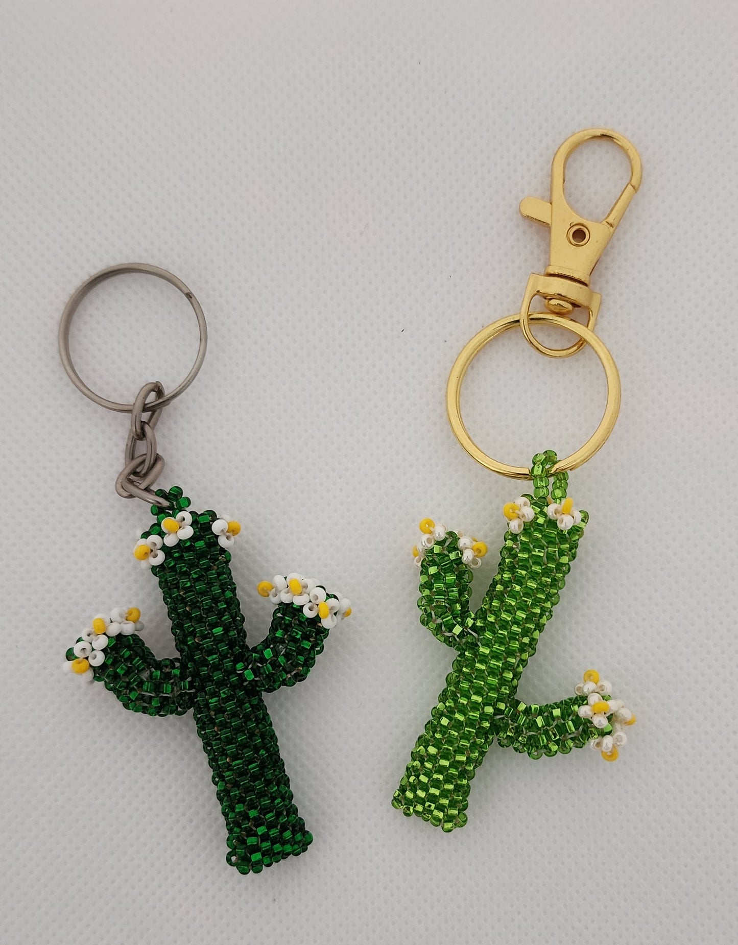 Cactus Keychain-dark green