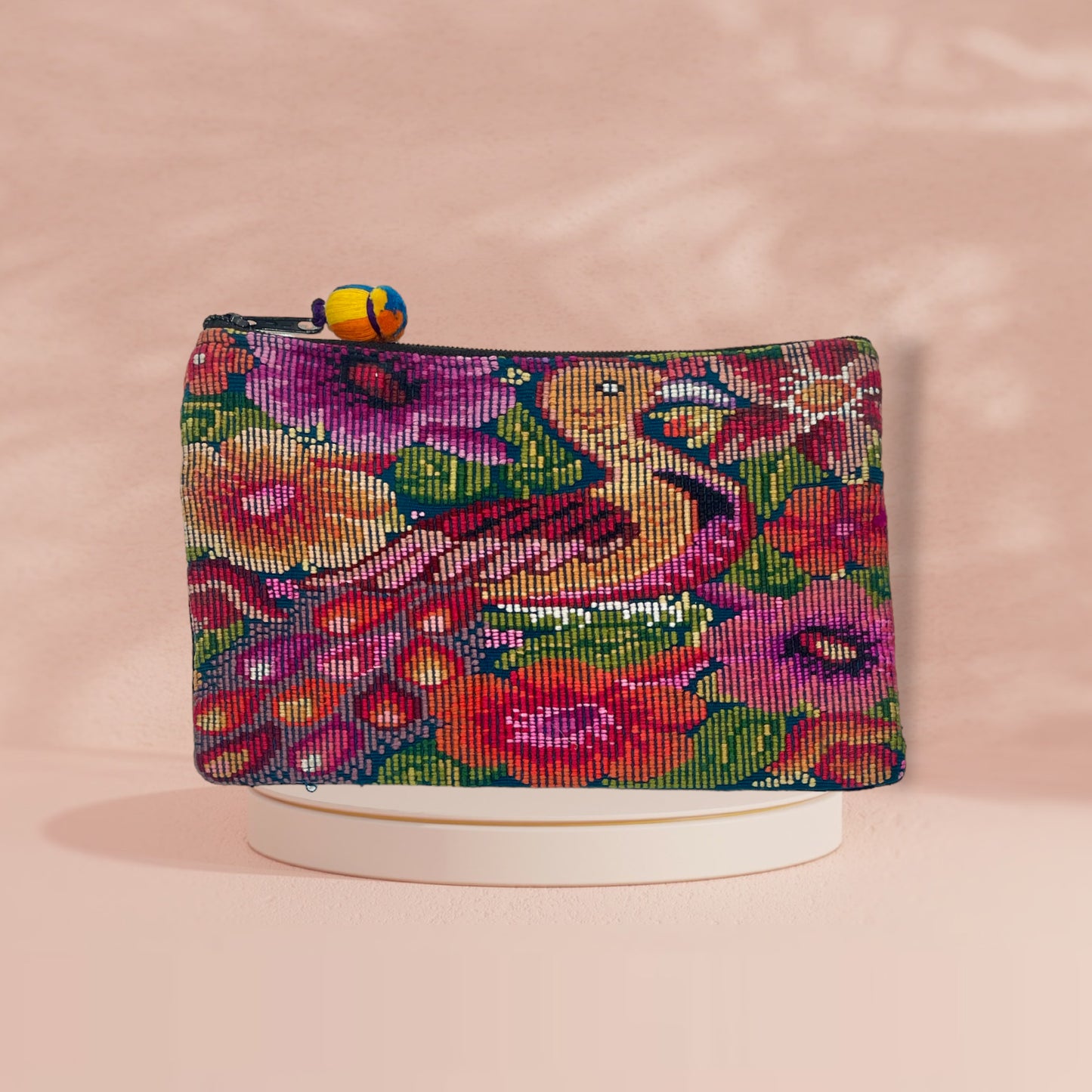 Huipil zippered pouch medium