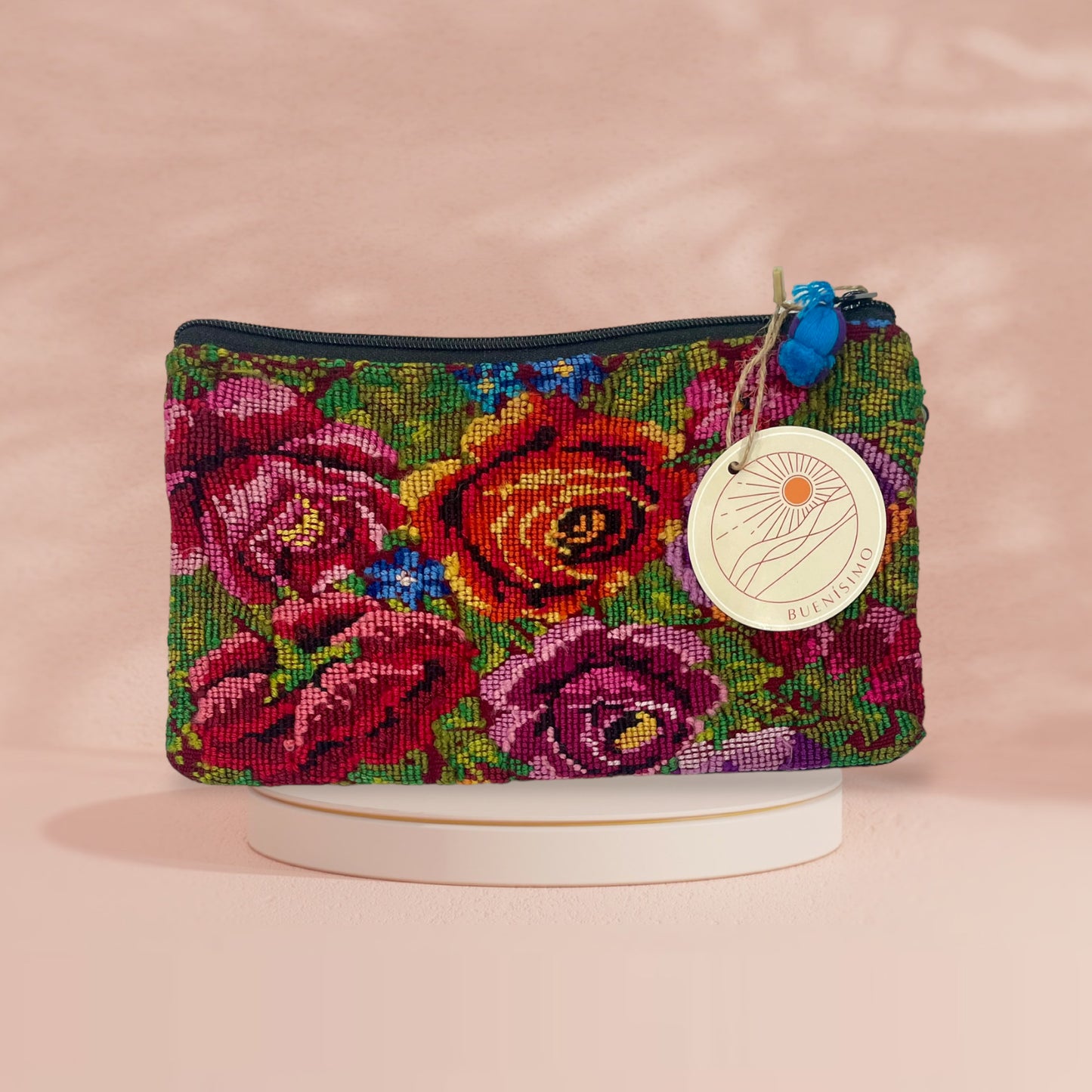 Huipil zippered pouch medium