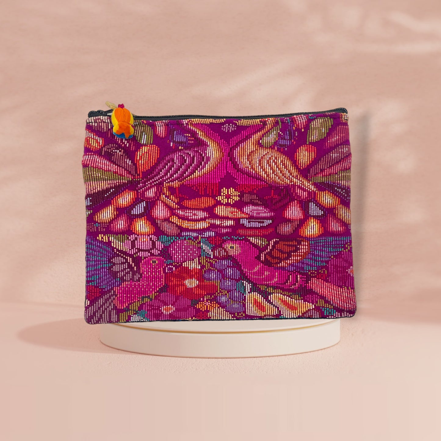 Huipil zippered pouch LG
