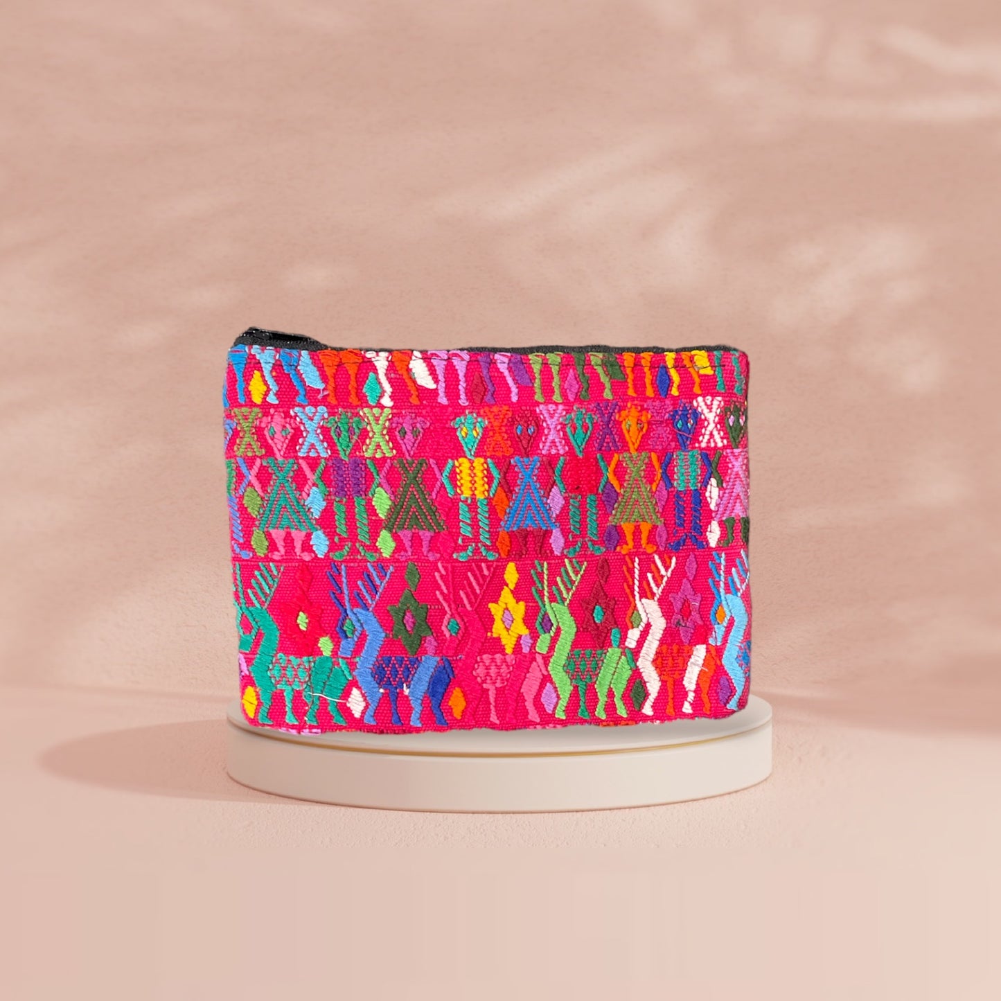 Huipil zippered pouch small