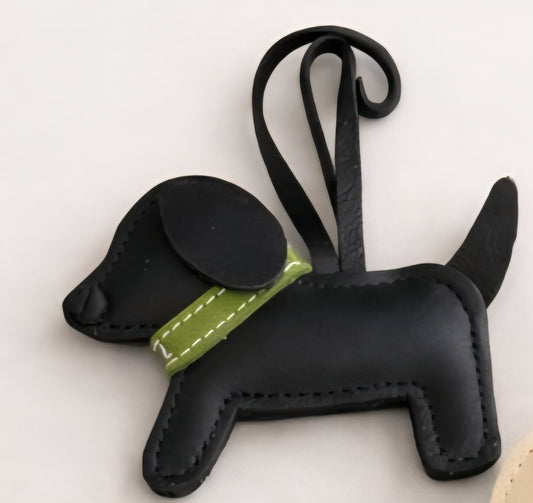 Leather Charm: Dog