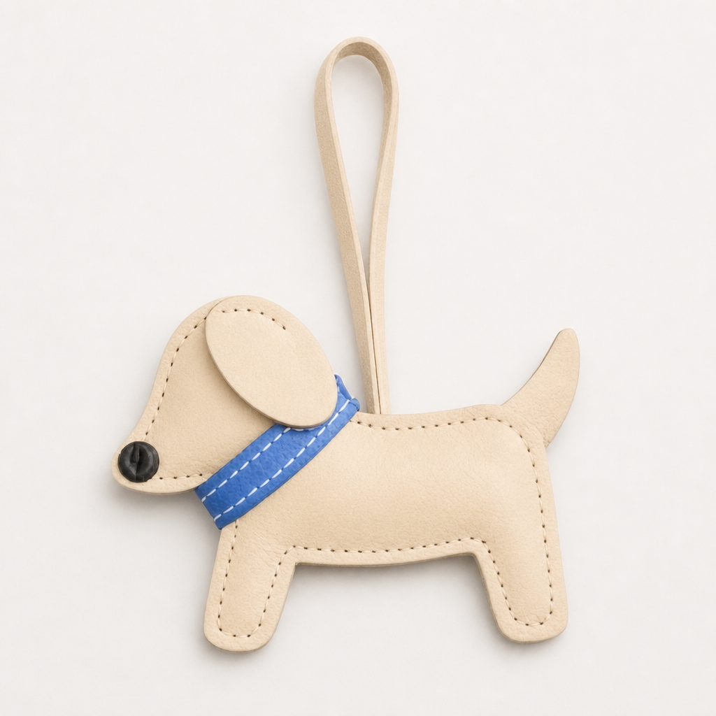 Leather Charm: Dog