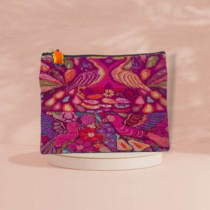 Huipil zippered pouch LG