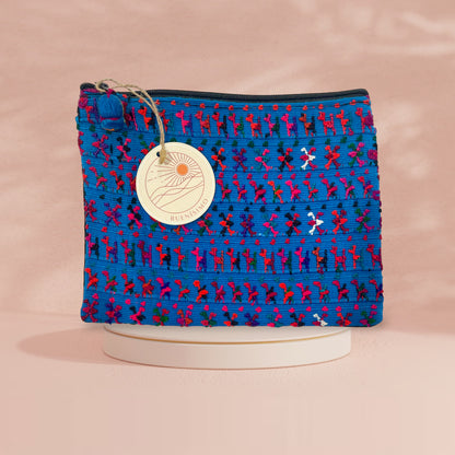 Huipil zippered pouch LG